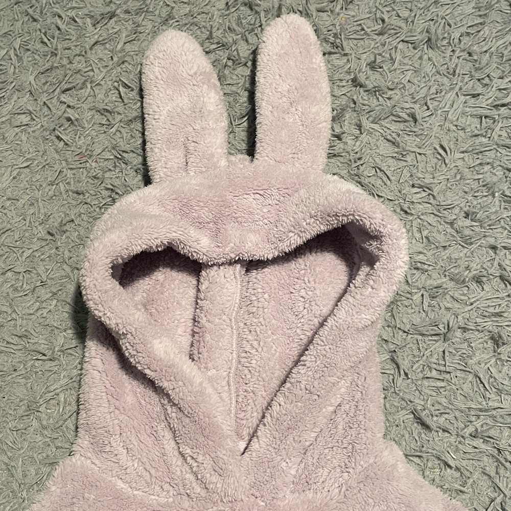 GU Marshmallow Feel Rabbit Light Purple Hoodie - Picture 6 of 16